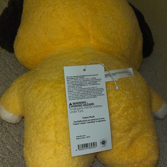 Chimmy BT21 Tatoon Plush - Picture 3 of 3